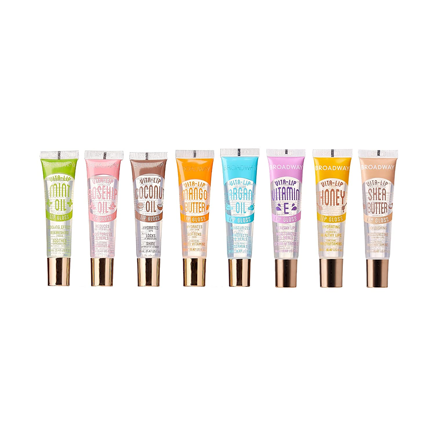 Broadway Vita-Lip Clear Lip Gloss (Mint & Coconut & Rosehip Oil) Find Your New Look Today!