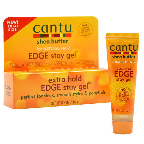 CANTU Shea Butter Extra Hold Edge Stay Gel 0.5oz (edge control) Find Your New Look Today!