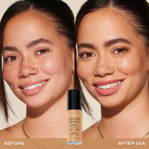 CONCEAL + PERFECT 2-IN-1 FOUNDATION AND CONCEALER Find Your New Look Today!