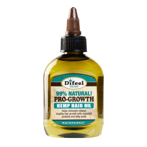 Difeel 99% Natural Pro Growth Hemp Hair Oil 2.5oz Find Your New Look Today!