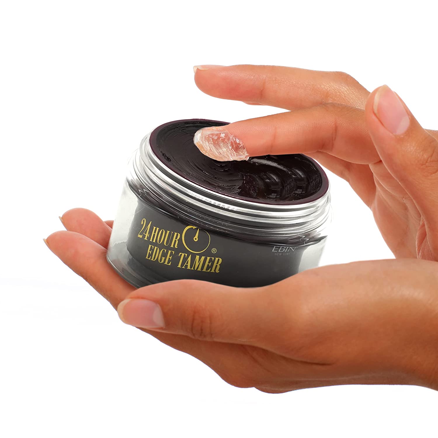 EBIN NEW YORK 24 Hour Edge Tamer - Extreme Firm Hold (0.5oz/ 15ml) - No Flaking, White Residue, Shine and Smooth texture with Argan Oil and Castor Oil Find Your New Look Today!