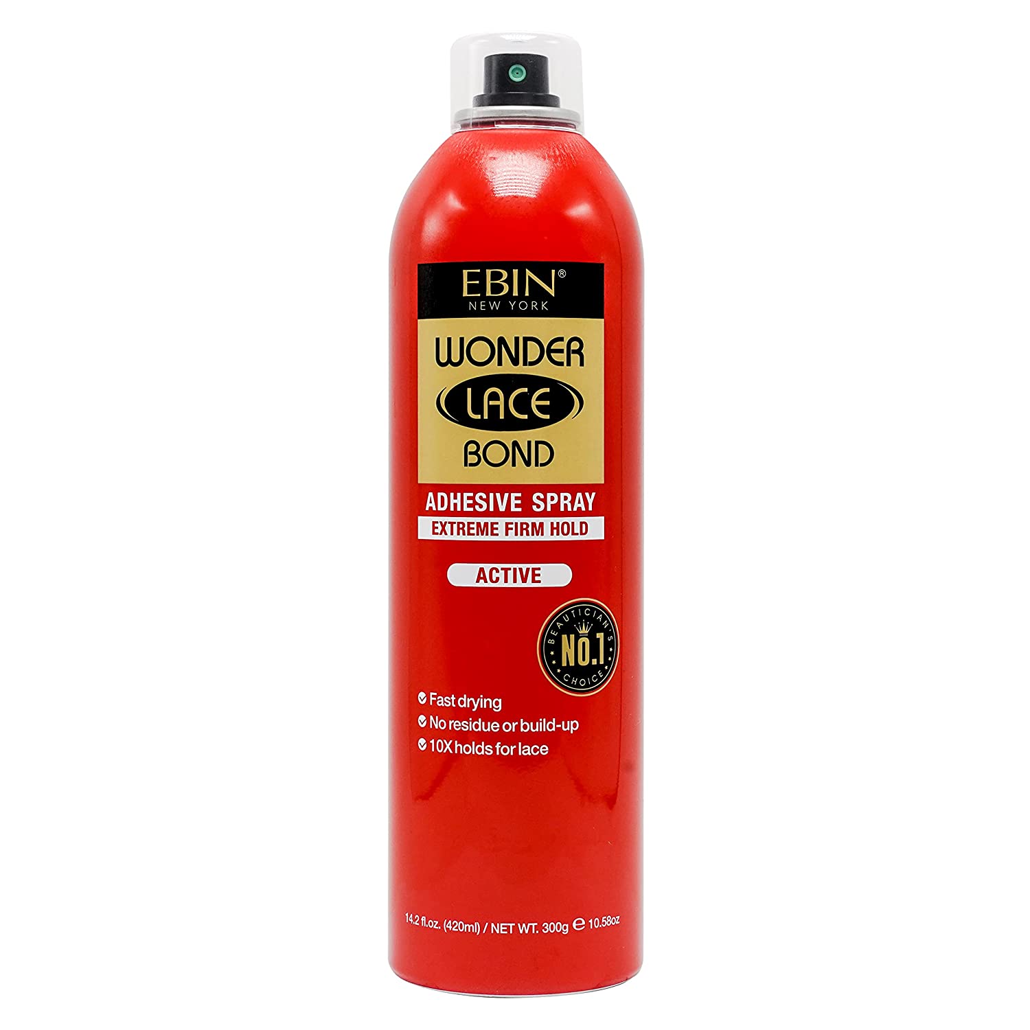 EBIN NEW YORK Wonder Lace Bond Adhesive Spray - Extreme Firm Hold 14.2oz / 400ml Find Your New Look Today!