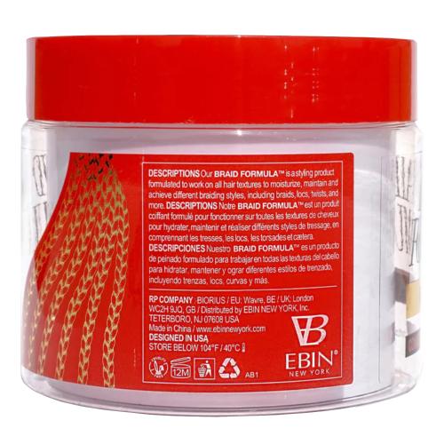 Ebin New York Braid Formula Conditioning Gel Medium Hold Find Your New Look Today!