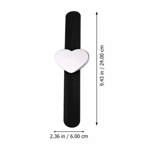 Magnetic Silicone Hair Styling Wristband Heart Find Your New Look Today!