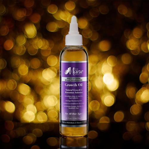 The Mane Choice Multi-Vitamin Scalp Nourishing Growth Oil 4oz Find Your New Look Today!