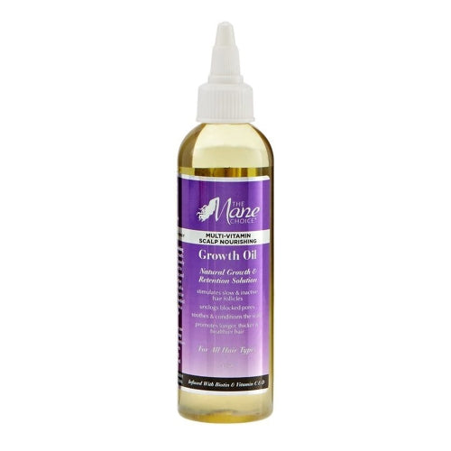 The Mane Choice Multi-Vitamin Scalp Nourishing Growth Oil 4oz Find Your New Look Today!